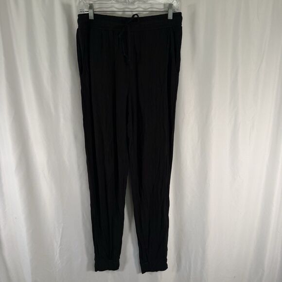nuuds Other - nuuds Pajama Pants Women's Medium Black Drawstring Pull On Pockets Soft
